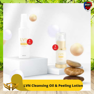 produk lvn cleansing oil dan peeling lotion